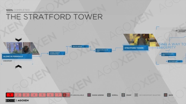 Detroit Become Human The Stratford Tower Flowchart 01